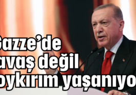 'Gazze'de savaş değil soykırım yaşanıyor'