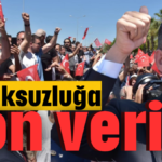 Hukuksuzluğa son verin!