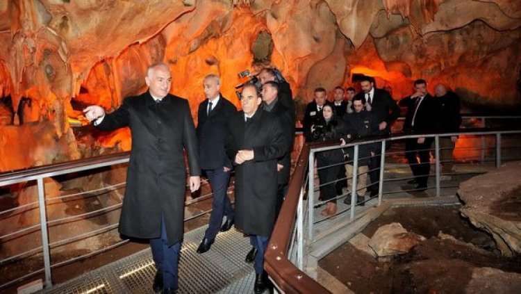 BAKAN ERSOY TULUMTAŞ MAĞARASI'NI ZİYARET ETTİ