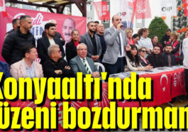 'Konyaaltı'nda düzeni bozdurmam'