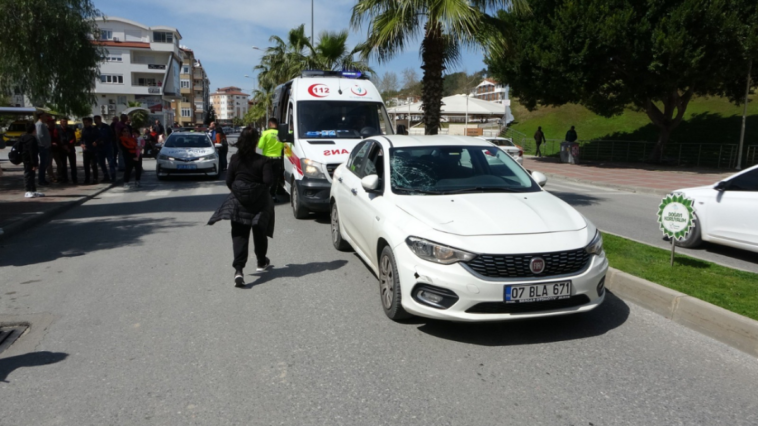 Manavgat'ta kaza 13 yaşındaki çocuk yaralandı