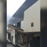 Manavgat'ta seyir halindeki otobüste yangın çıktı