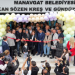 Manavgat'ta Türkan Sözen Kreş ve Gündüz Bakımevi törenle açıldı