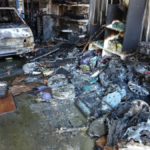 Manavgat'taki yangına uykuda yakalandı