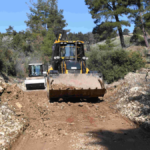 Saklıkent yolu onarılıyor