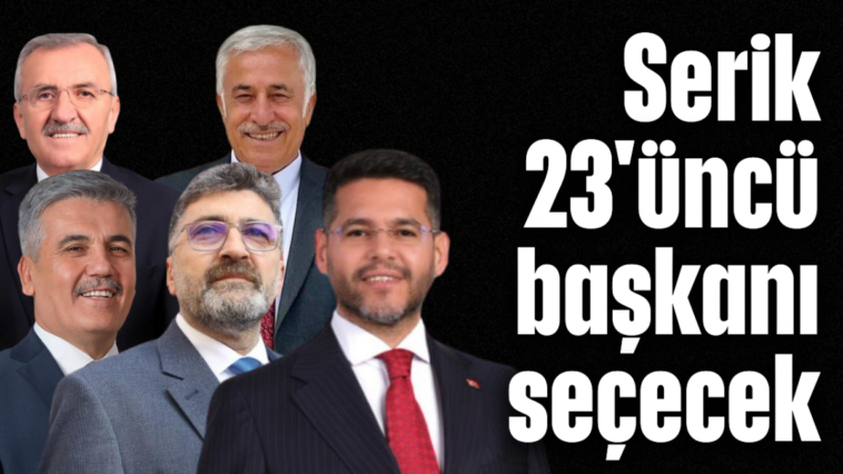Serik 23'üncü başkanı seçecek