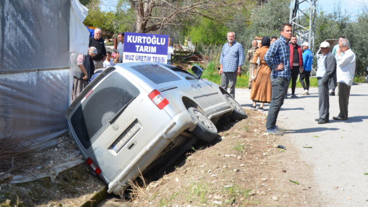 Serik'teki kazada bir kişi yaralandı