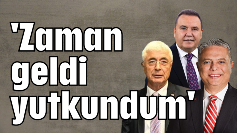 'Zaman geldi yutkundum'