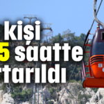 174 kişi 22.5 saatte kurtarıldı