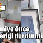 50 saniye önce teleferiği durdurmuşlar