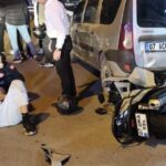 Motosiklet yayalara çarptı: 1 kişi öldü, 2 kişi yaralandı