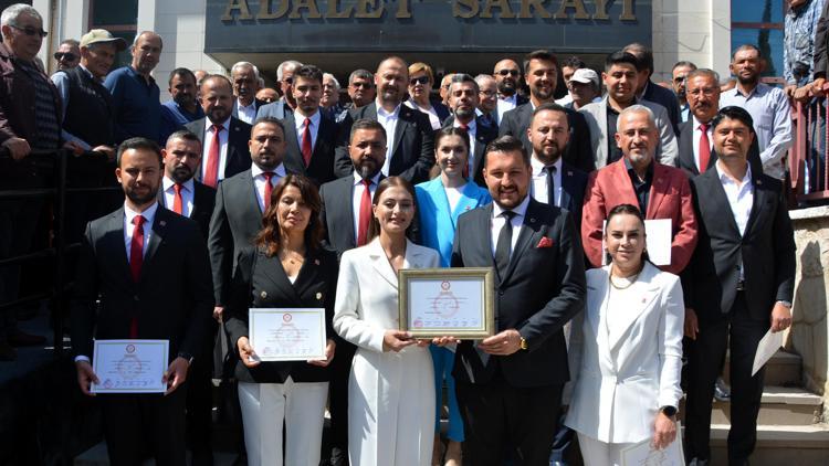 Korkutelide Saniye Caran göreve başladı