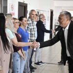 Uysal, personeliyle bayramlaştı