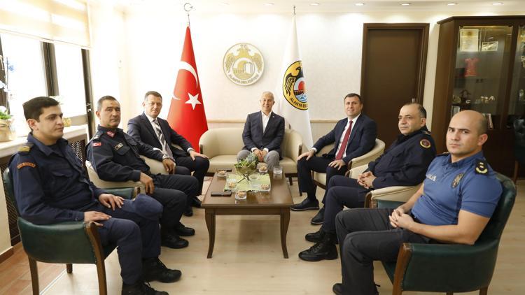 Kaymakam Ürkmezerden Başkan Özçelike ziyaret