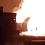 Duvara çarpıp alev alan otomobilde hayatını kaybetti