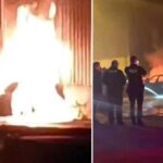 Antalyada korkunç kaza Duvara çarpan otomobil alev aldı: Sürücü hayatını kaybetti