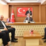 Başkan Kotanın ilk ziyareti Kaymakam Köseye