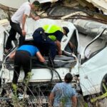 Kamyonet şarampole devrildi: 1 yaralı