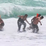 Boğulma tehlikesi geçiren genci robot kurtardı