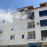 İtfaiye anne ve 2 çocuğunu alevlerin içinden kurtardı