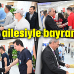 Kepez ailesiyle bayramlaştı