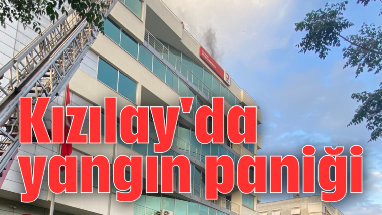 Kızılay'da yangın paniği