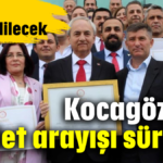 Kocagöz için adalet arayışı sürüyor