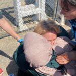 Kurtarılınca yeri öptü