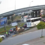 Manavgat'ta kaza motosiklet sürücüsü ölümden döndü