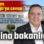 ''O bina bakanlığın''