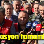 Operasyon tamamlandı