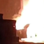 Otomobil alev topuna döndü, sürücü hayatını kaybetti