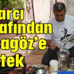 Pazarcı esnafından Kocagöz'e destek