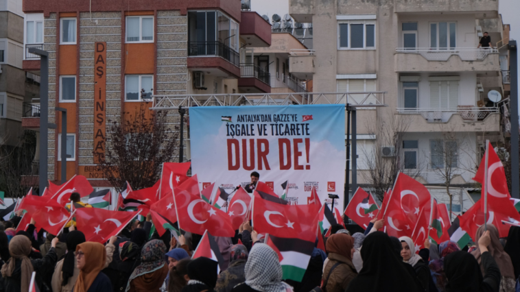 Saadet Partisi'nden Gazze protestosu