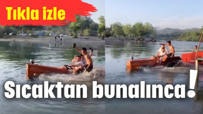 Sıcaktan bunalınca!