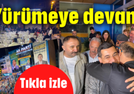 'Yürümeye devam'