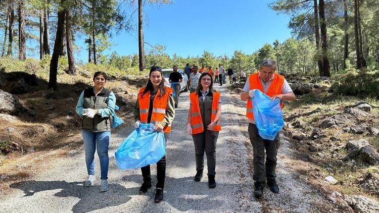 Orman Benim Projesi kapsamında temizlik yapıldı