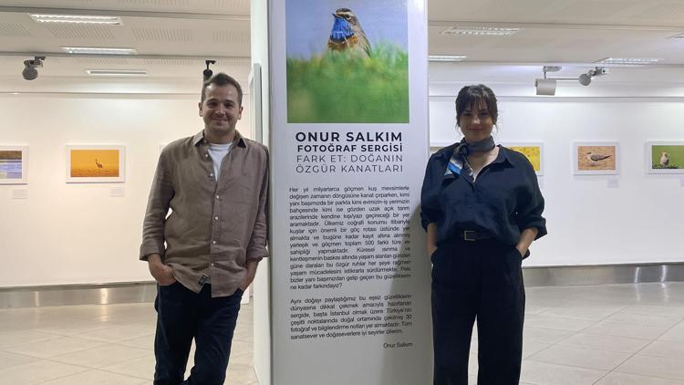 Doğanın özgür kanatları için fark et sergisi