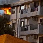 Manavgatta lojman yangını