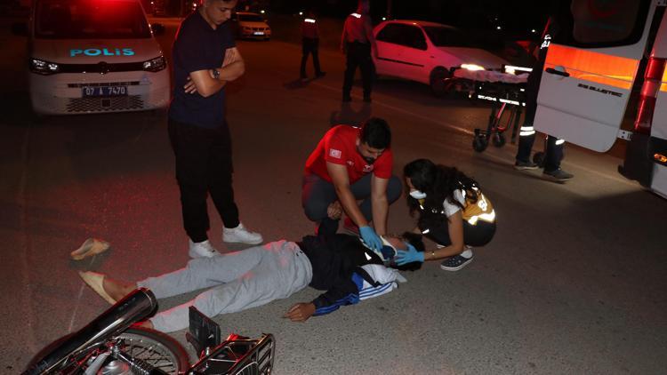 Arkadaşların motosiklet yarışı kazayla bitti