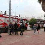 Bankanın elektrik panosunda yangın