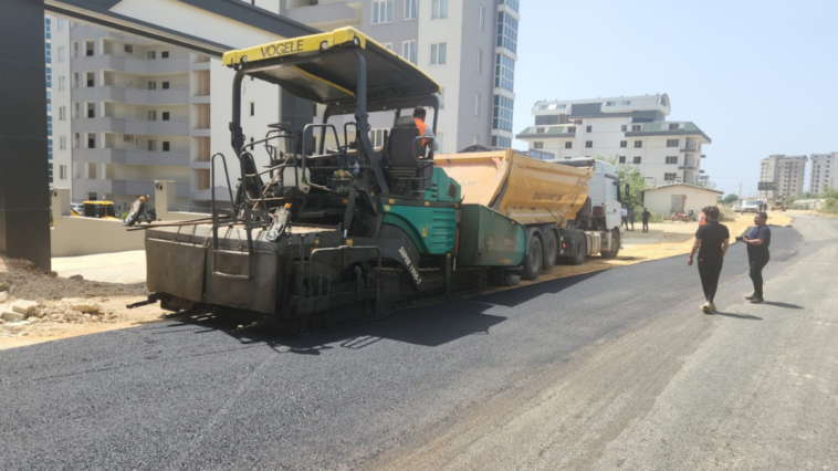 Alanya'da alt yapı yatırımları sürüyor