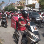 Alanyalı motokuryeler Ata Emreyi andı