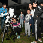 Bilim Merkezi’nden dünyanın uydusunu gözlemledi