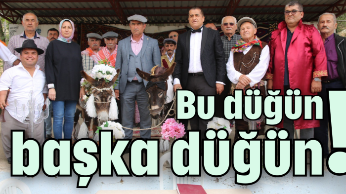 Bu düğün başka düğün!