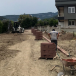 Kemer'de altyapı çalışmaları sürüyor