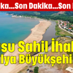 Sarısu Sahil İhalesi Antalya Büyükşehir’de