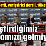 Yetiştirdiğimiz soframıza gelmiyor!