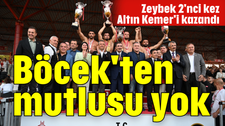 Böcek'ten mutlusu yok