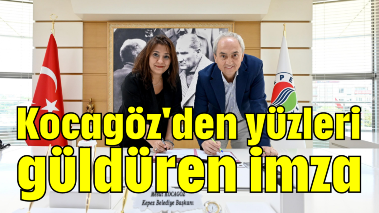 Kocagöz'den yüzleri güldüren imza
